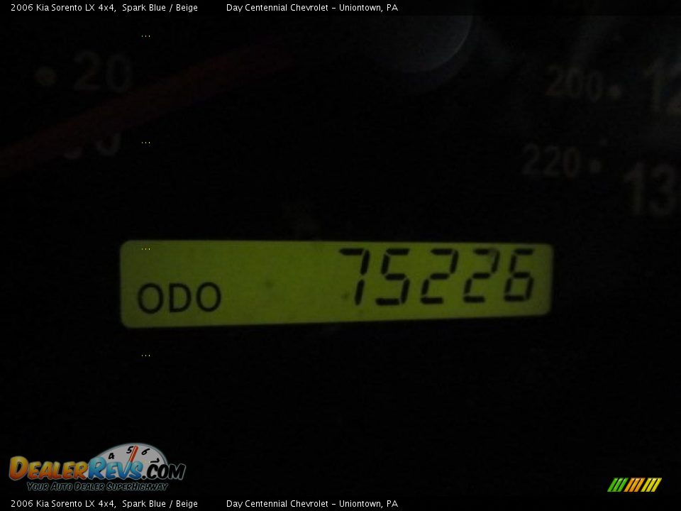 2006 Kia Sorento LX 4x4 Spark Blue / Beige Photo #9