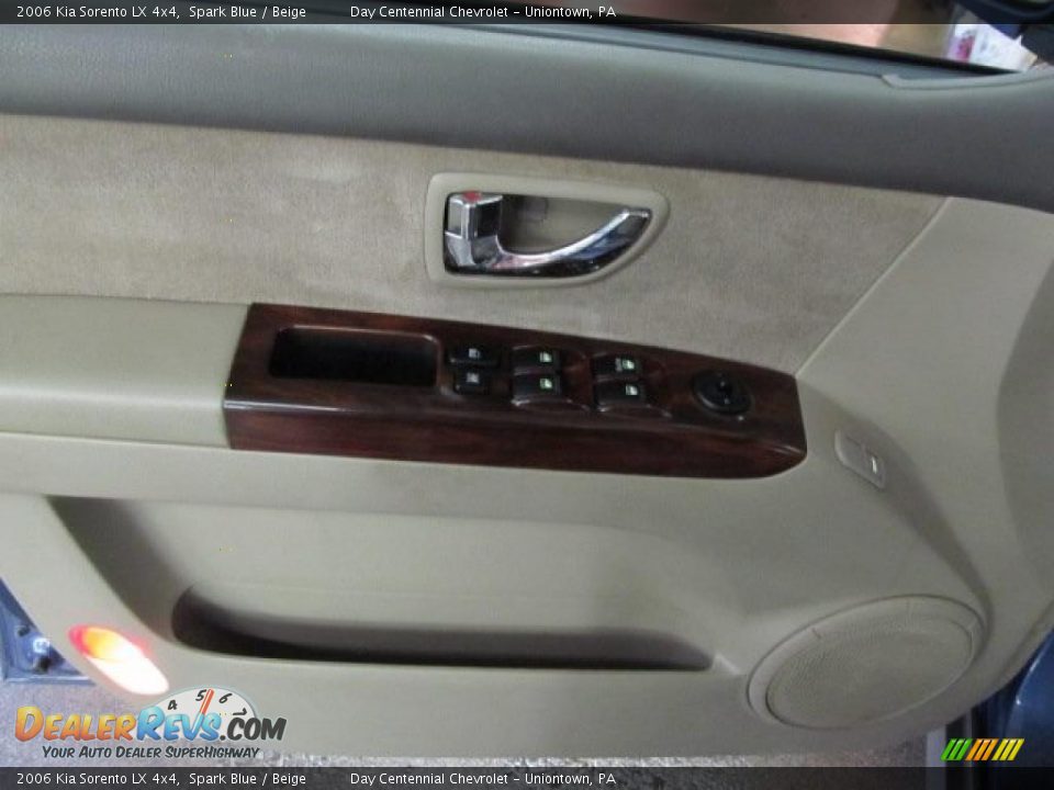 2006 Kia Sorento LX 4x4 Spark Blue / Beige Photo #10