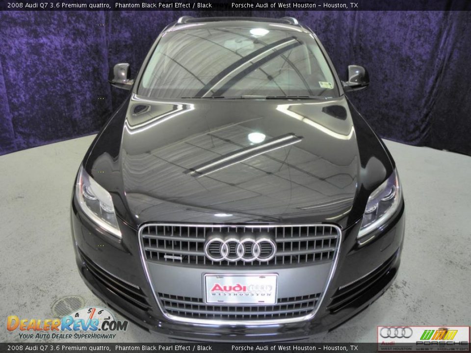 2008 Audi Q7 3.6 Premium quattro Phantom Black Pearl Effect / Black Photo #19