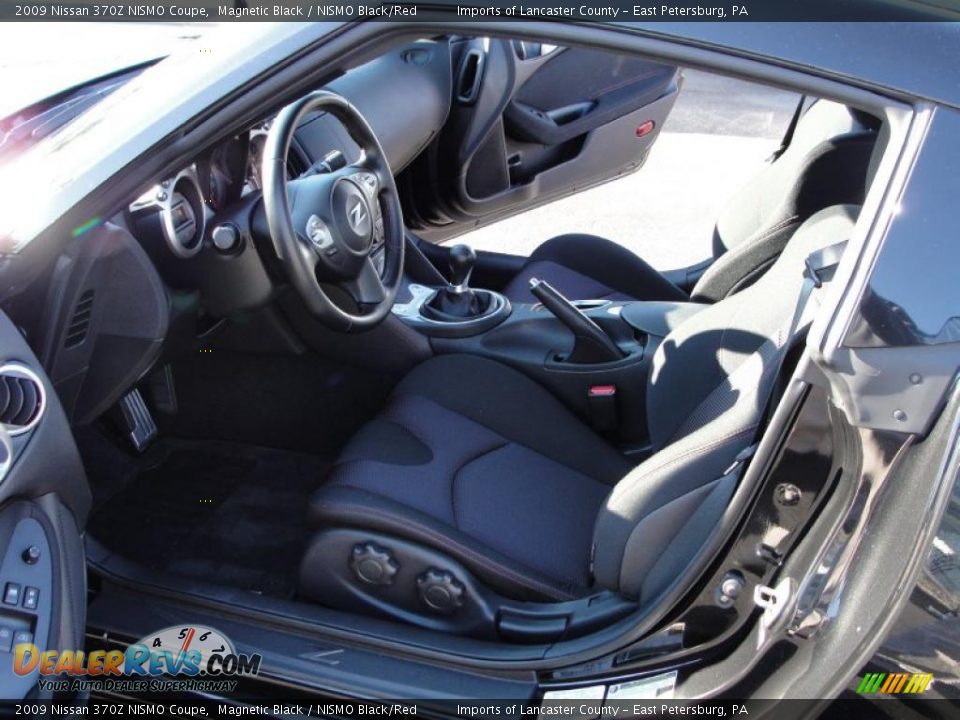 NISMO Black/Red Interior - 2009 Nissan 370Z NISMO Coupe Photo #7
