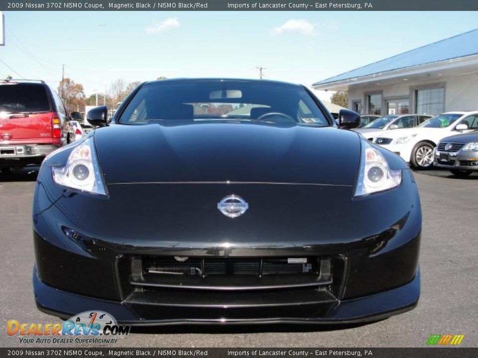 2009 Nissan 370Z NISMO Coupe Magnetic Black / NISMO Black/Red Photo #17