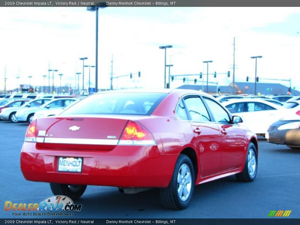 2009 Chevrolet Impala LT Victory Red / Neutral Photo #3