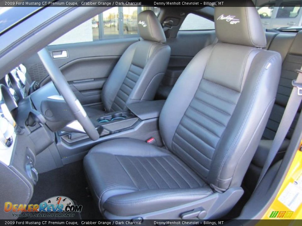 2009 Ford Mustang GT Premium Coupe Grabber Orange / Dark Charcoal Photo #4