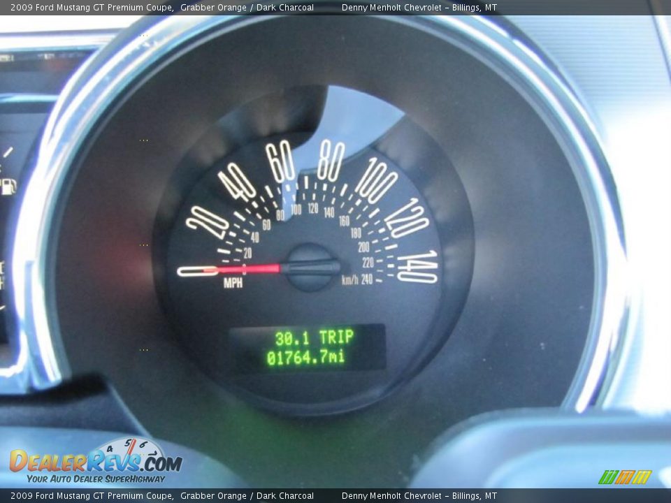 2009 Ford Mustang GT Premium Coupe Grabber Orange / Dark Charcoal Photo #9