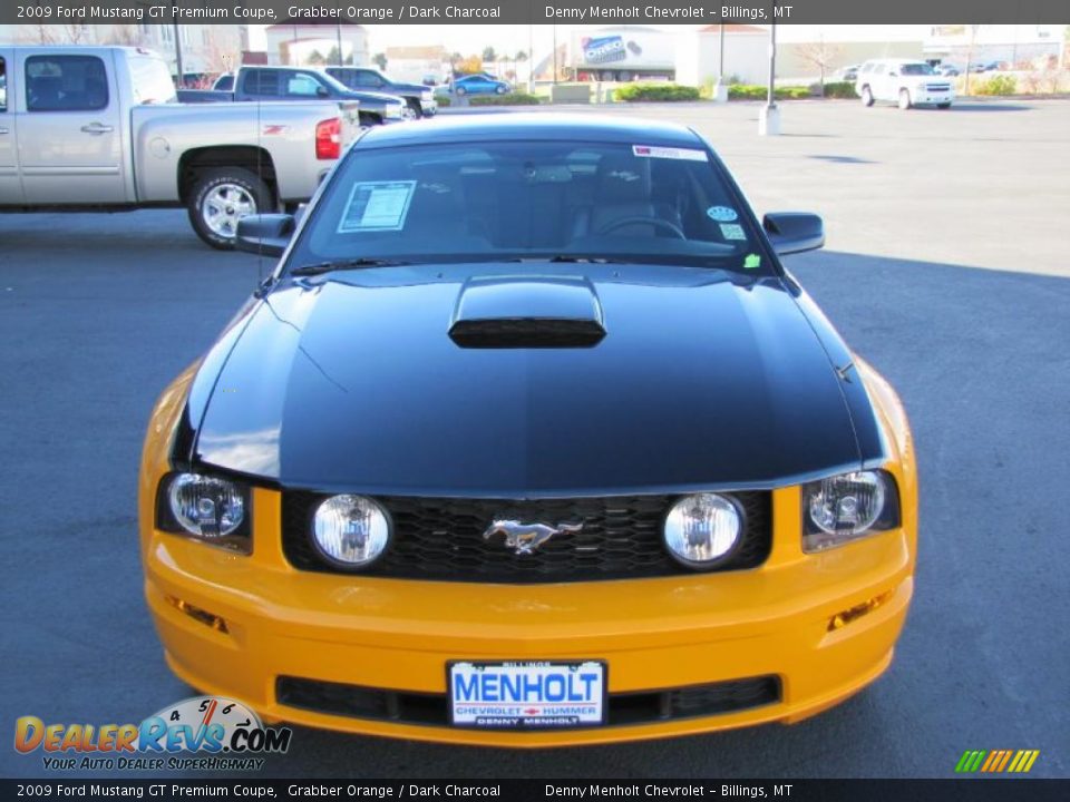 2009 Ford Mustang GT Premium Coupe Grabber Orange / Dark Charcoal Photo #15