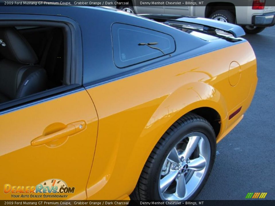 2009 Ford Mustang GT Premium Coupe Grabber Orange / Dark Charcoal Photo #17