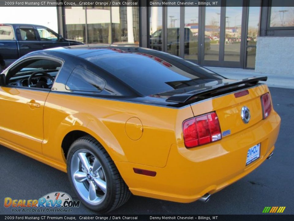 2009 Ford Mustang GT Premium Coupe Grabber Orange / Dark Charcoal Photo #18
