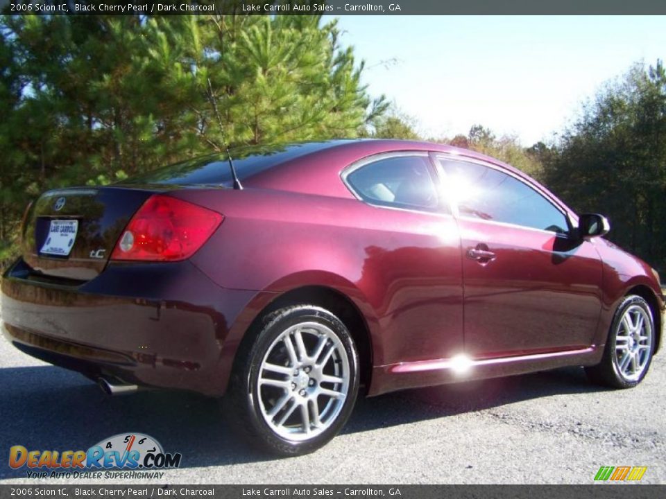 2006 Scion tC Black Cherry Pearl / Dark Charcoal Photo #3