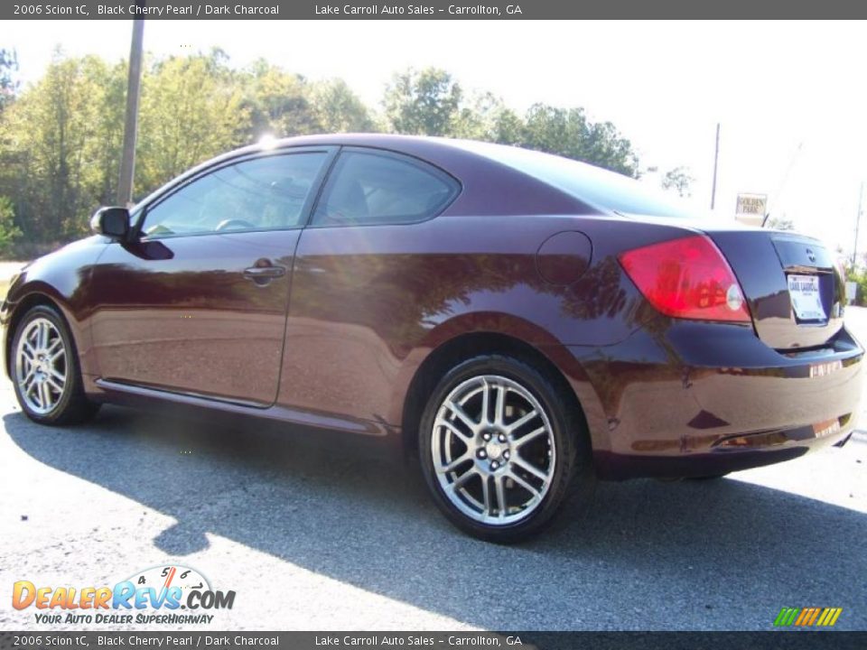 2006 Scion tC Black Cherry Pearl / Dark Charcoal Photo #4