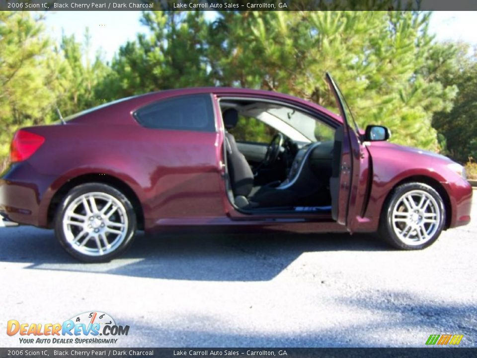 2006 Scion tC Black Cherry Pearl / Dark Charcoal Photo #13