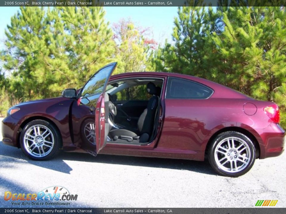 2006 Scion tC Black Cherry Pearl / Dark Charcoal Photo #14