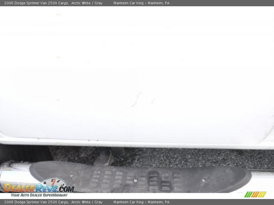 2006 Dodge Sprinter Van 2500 Cargo Arctic White / Gray Photo #15