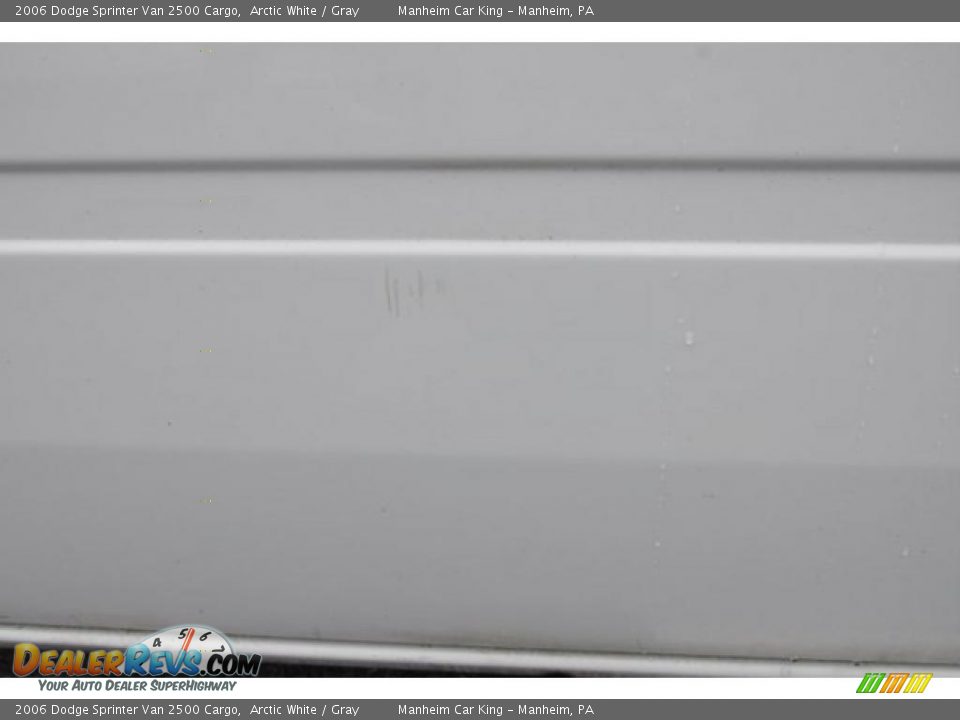 2006 Dodge Sprinter Van 2500 Cargo Arctic White / Gray Photo #17