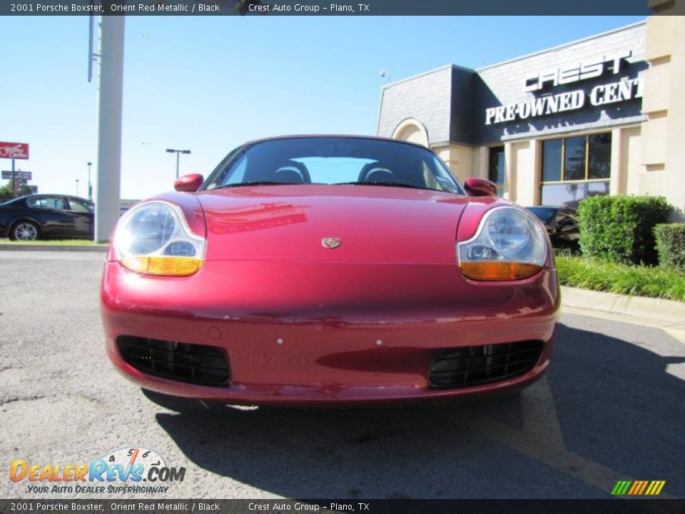 2001 Porsche Boxster Orient Red Metallic / Black Photo #2