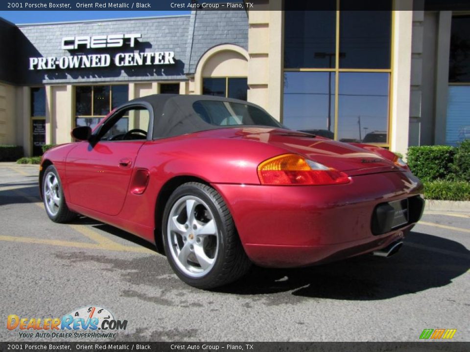 2001 Porsche Boxster Orient Red Metallic / Black Photo #5