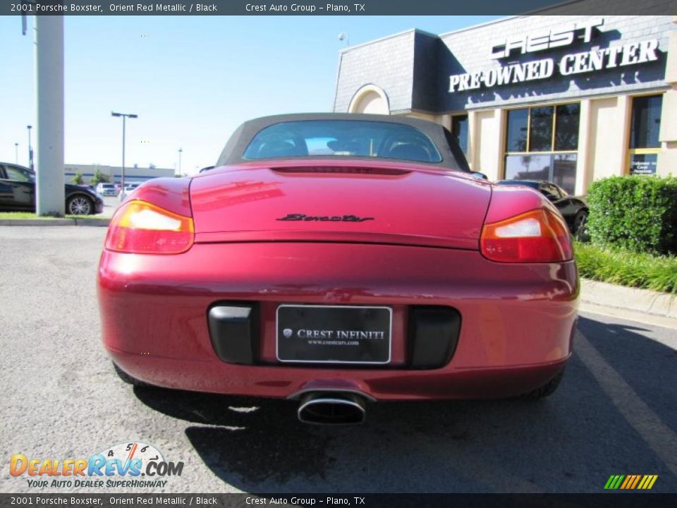 2001 Porsche Boxster Orient Red Metallic / Black Photo #6