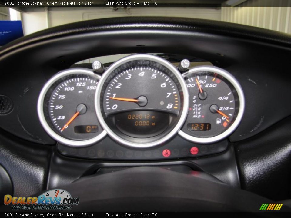 2001 Porsche Boxster  Gauges Photo #18