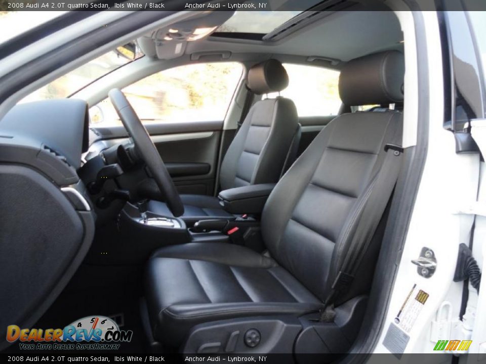 2008 Audi A4 2.0T quattro Sedan Ibis White / Black Photo #8