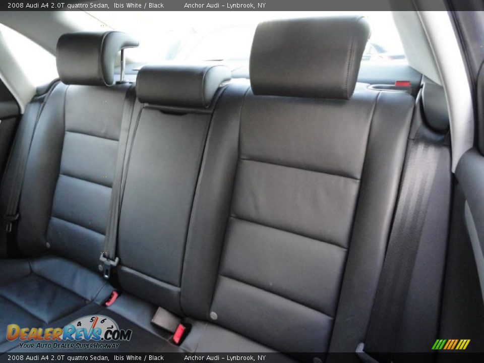 2008 Audi A4 2.0T quattro Sedan Ibis White / Black Photo #14