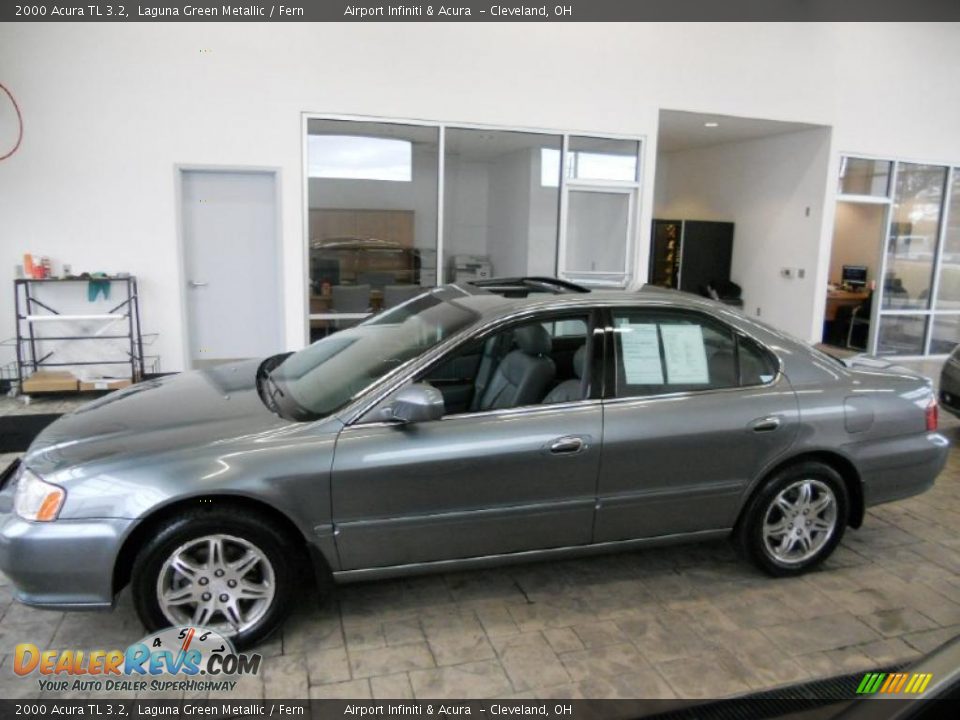 2000 Acura TL 3.2 Laguna Green Metallic / Fern Photo #7