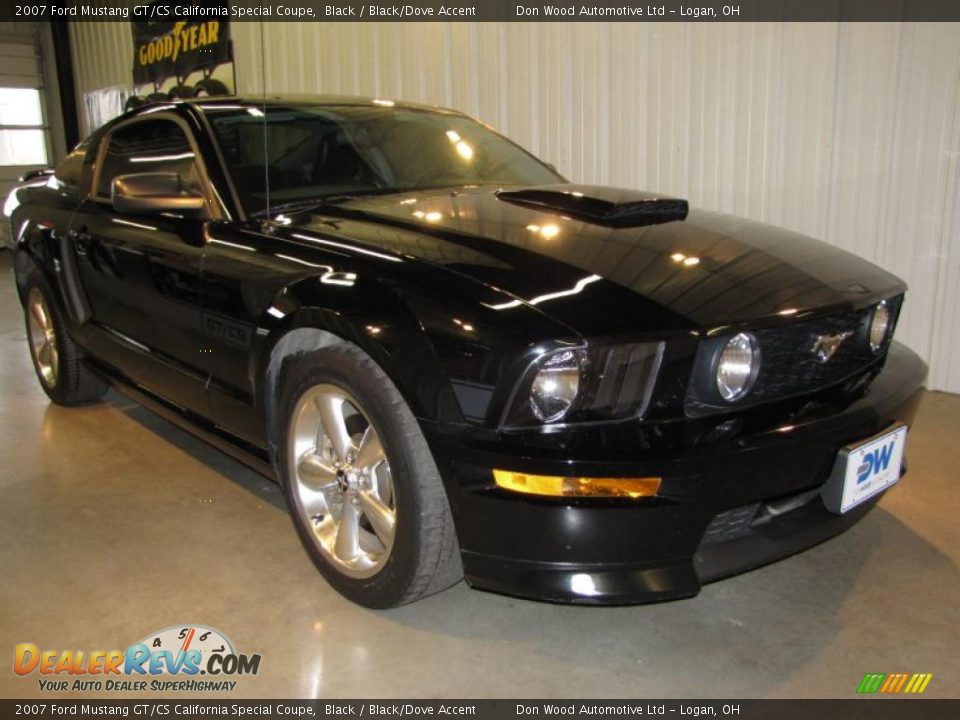 2007 Ford Mustang GT/CS California Special Coupe Black / Black/Dove Accent Photo #1