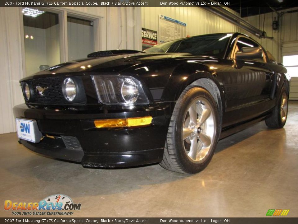 2007 Ford Mustang GT/CS California Special Coupe Black / Black/Dove Accent Photo #2