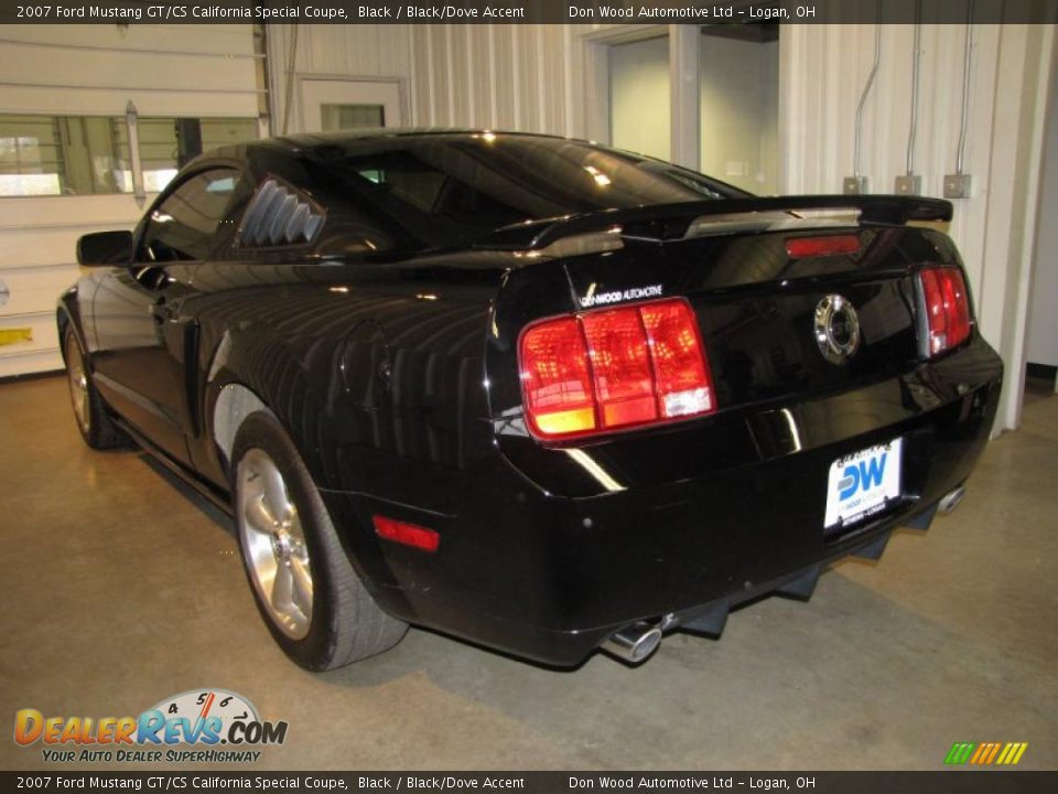 2007 Ford Mustang GT/CS California Special Coupe Black / Black/Dove Accent Photo #3