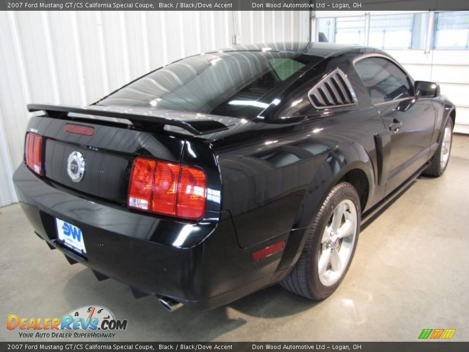 2007 Ford Mustang GT/CS California Special Coupe Black / Black/Dove Accent Photo #4