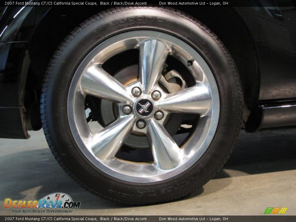 2007 Ford Mustang GT/CS California Special Coupe Black / Black/Dove Accent Photo #5