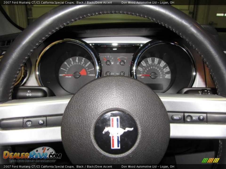2007 Ford Mustang GT/CS California Special Coupe Black / Black/Dove Accent Photo #17