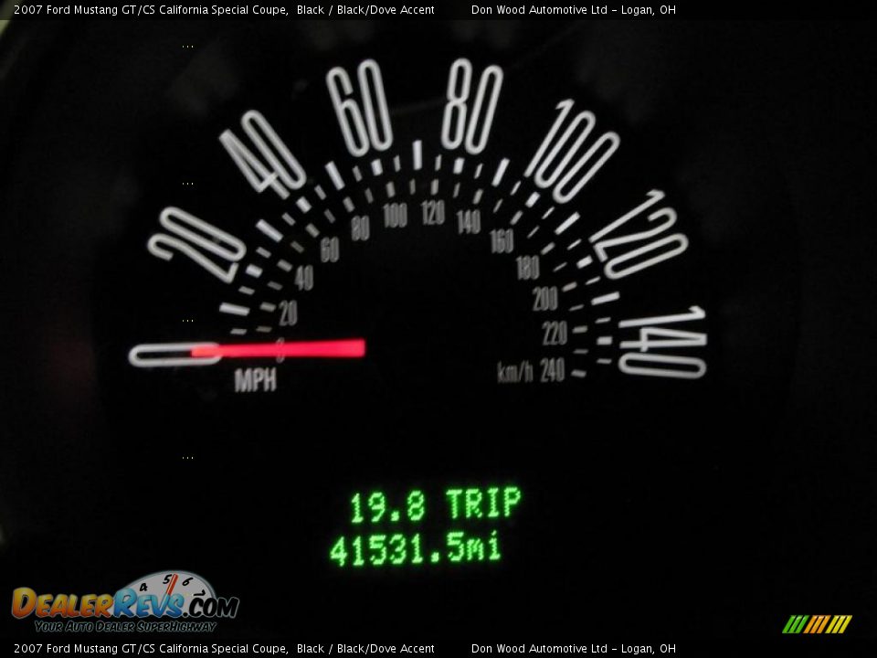 2007 Ford Mustang GT/CS California Special Coupe Black / Black/Dove Accent Photo #19