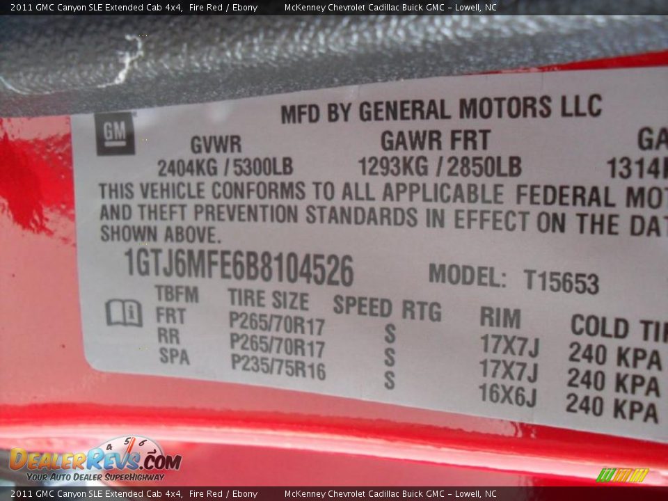 2011 GMC Canyon SLE Extended Cab 4x4 Fire Red / Ebony Photo #6