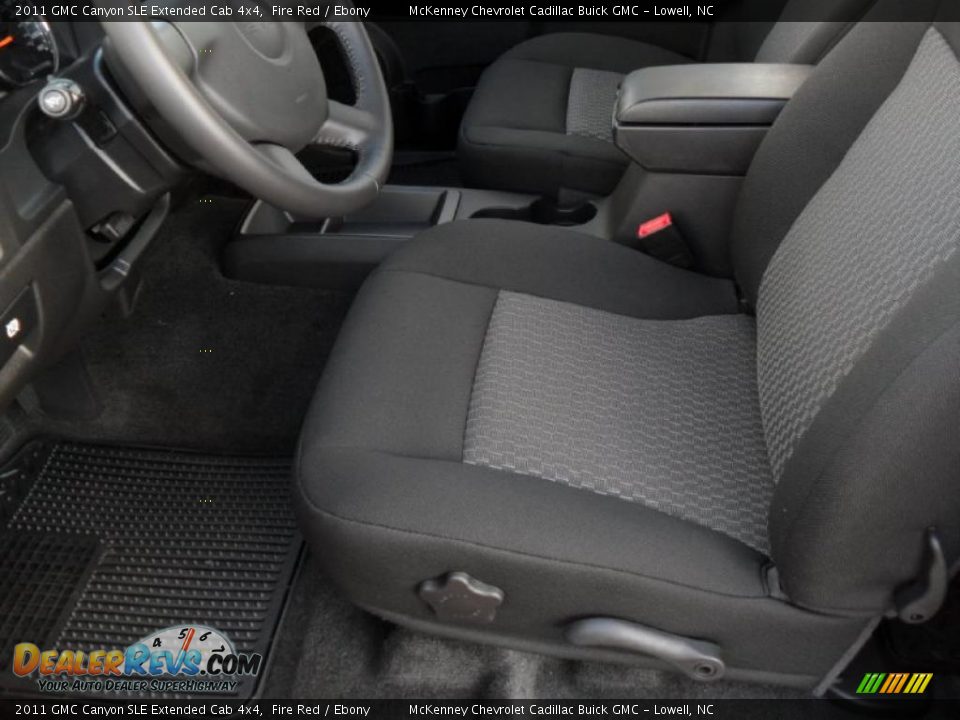 2011 GMC Canyon SLE Extended Cab 4x4 Fire Red / Ebony Photo #7