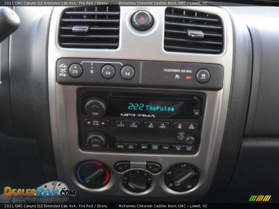 2011 GMC Canyon SLE Extended Cab 4x4 Fire Red / Ebony Photo #12
