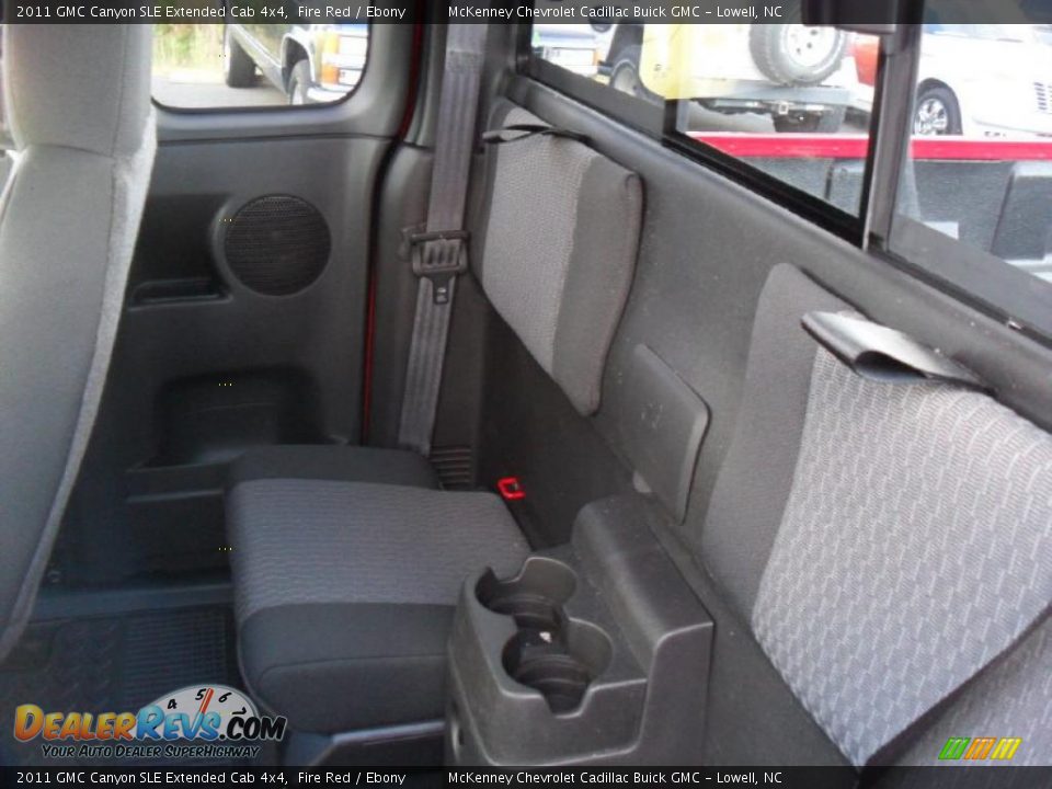 2011 GMC Canyon SLE Extended Cab 4x4 Fire Red / Ebony Photo #14