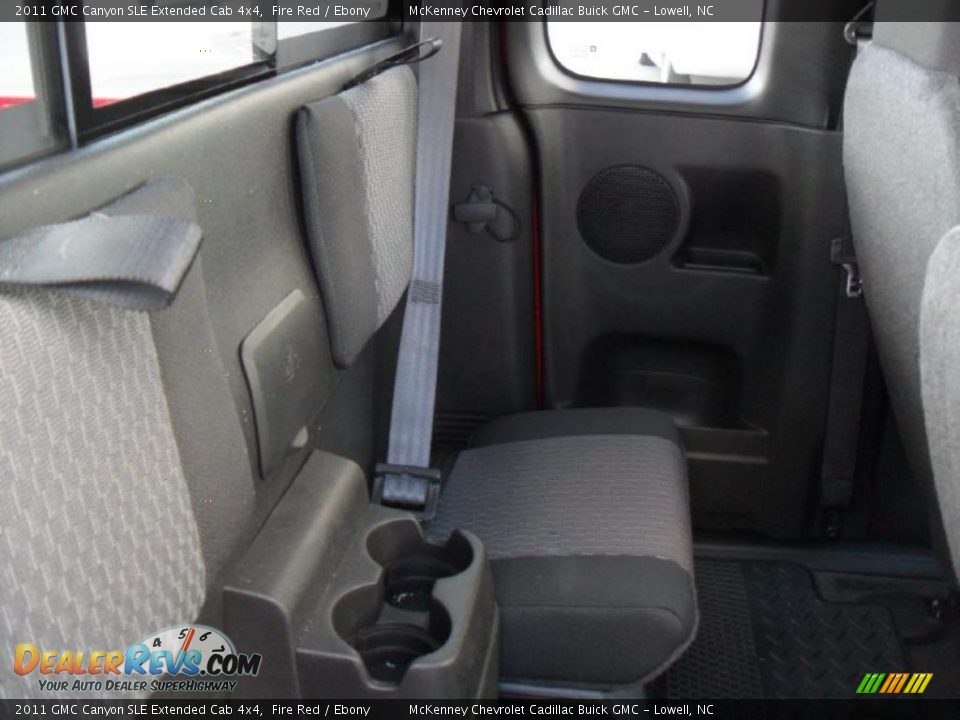 2011 GMC Canyon SLE Extended Cab 4x4 Fire Red / Ebony Photo #18