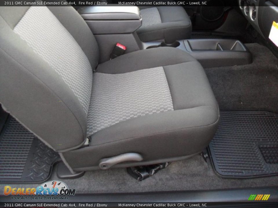 2011 GMC Canyon SLE Extended Cab 4x4 Fire Red / Ebony Photo #19