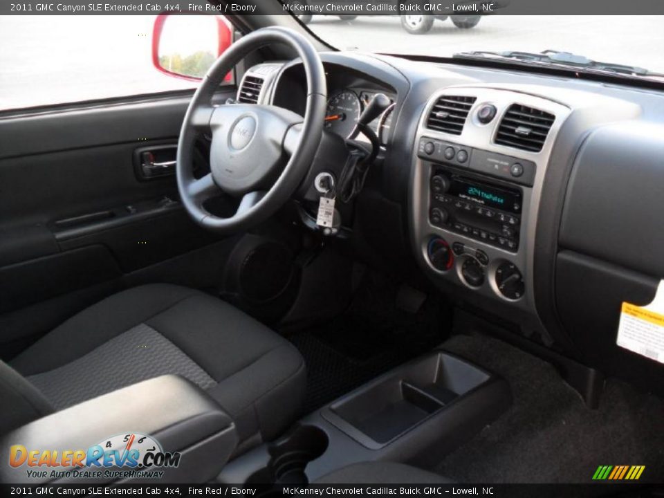 2011 GMC Canyon SLE Extended Cab 4x4 Fire Red / Ebony Photo #21