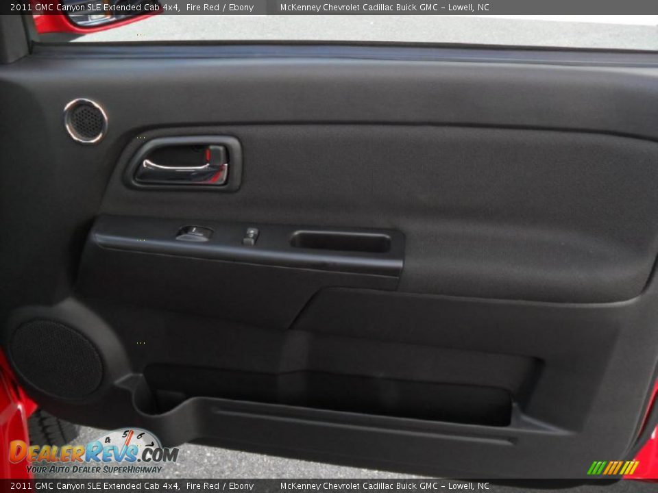 2011 GMC Canyon SLE Extended Cab 4x4 Fire Red / Ebony Photo #22