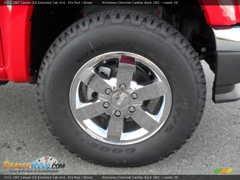 2011 GMC Canyon SLE Extended Cab 4x4 Wheel Photo #24