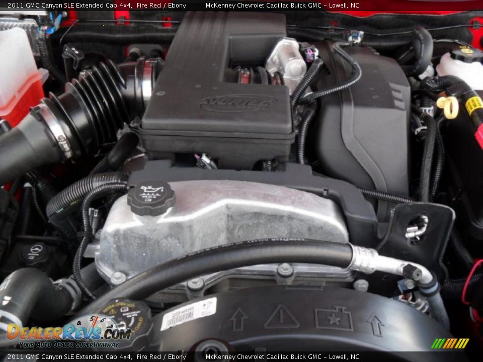 2011 GMC Canyon SLE Extended Cab 4x4 3.7 Liter DOHC 20-Valve VVT Vortec 5 Cylinder Engine Photo #25