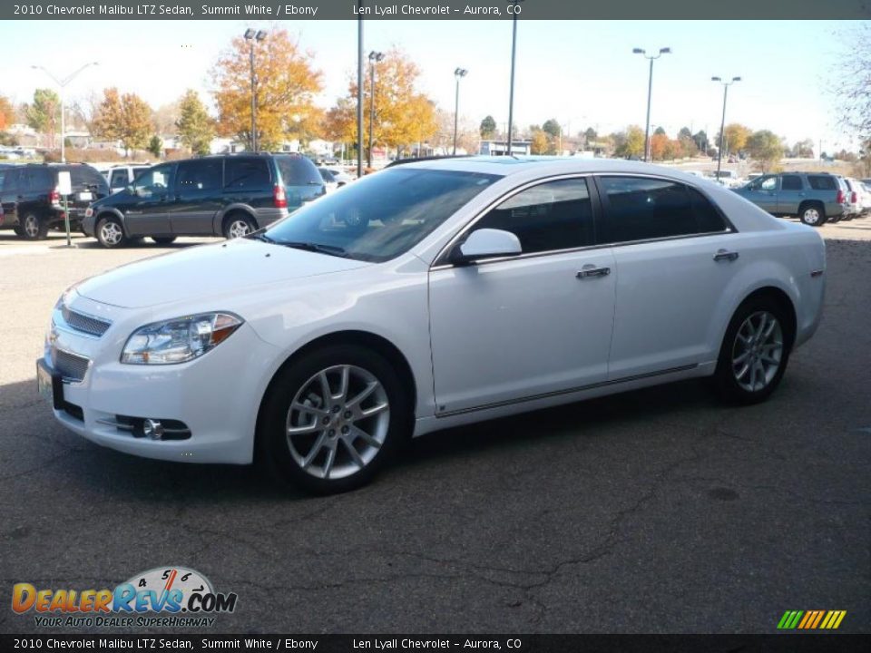 2010 Chevrolet Malibu LTZ Sedan Summit White / Ebony Photo #2