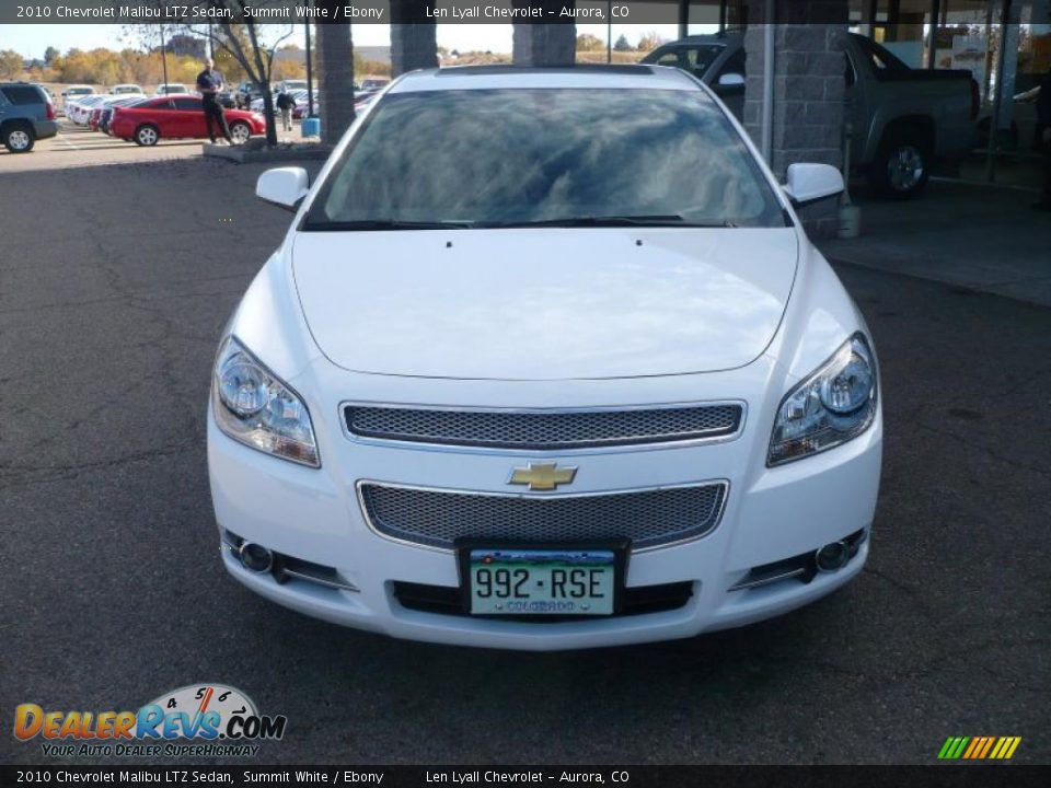 2010 Chevrolet Malibu LTZ Sedan Summit White / Ebony Photo #3