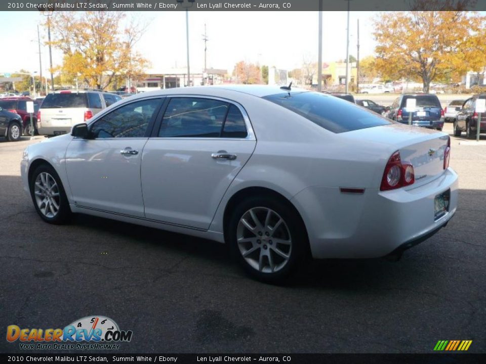 2010 Chevrolet Malibu LTZ Sedan Summit White / Ebony Photo #4