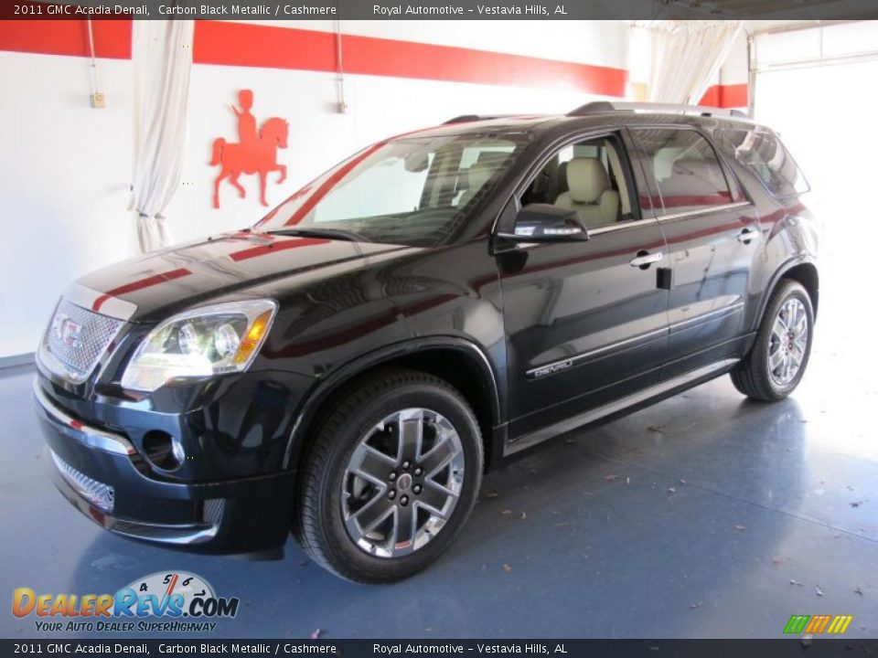 2011 GMC Acadia Denali Carbon Black Metallic / Cashmere Photo #1