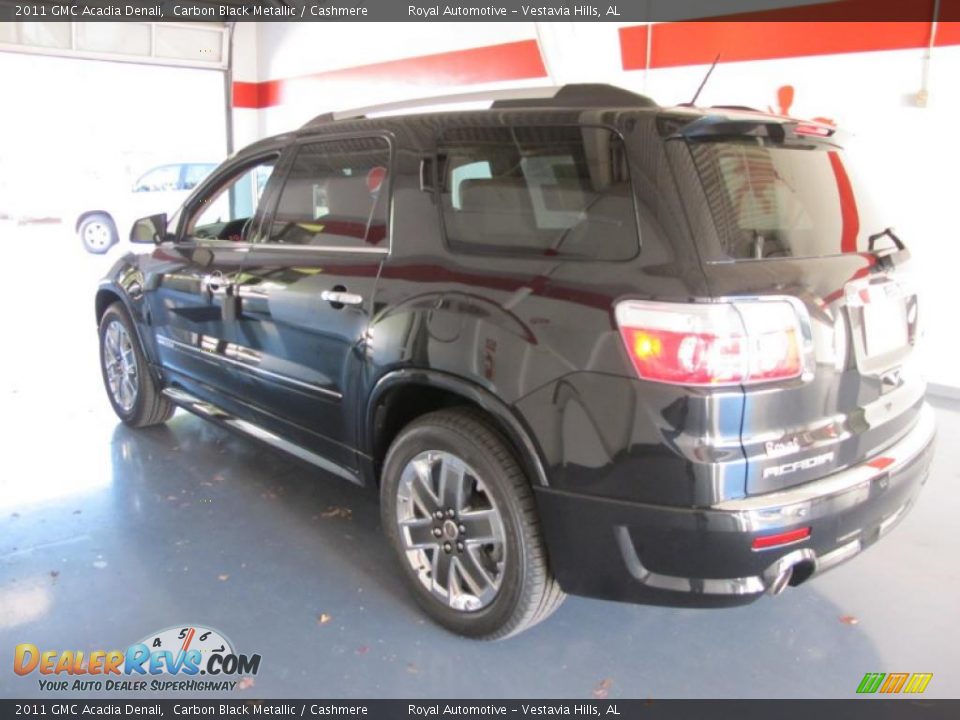 2011 GMC Acadia Denali Carbon Black Metallic / Cashmere Photo #2