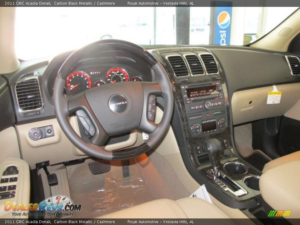 Cashmere Interior - 2011 GMC Acadia Denali Photo #13