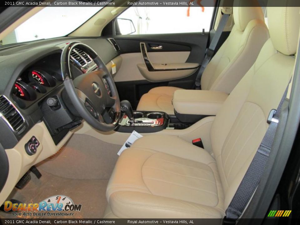 Cashmere Interior - 2011 GMC Acadia Denali Photo #15