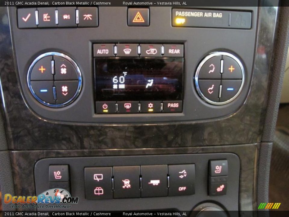 Controls of 2011 GMC Acadia Denali Photo #18