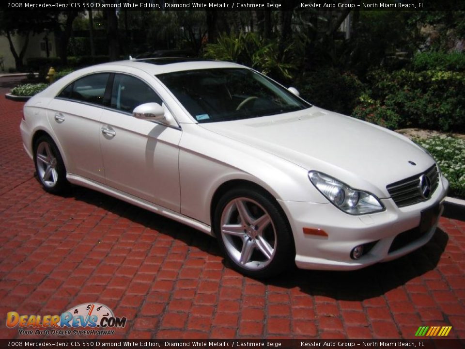 Diamond White Metallic 2008 Mercedes-Benz CLS 550 Diamond White Edition Photo #1